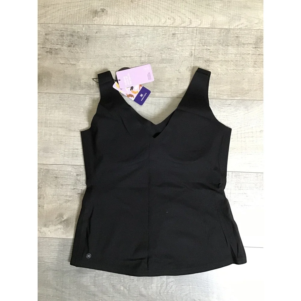 Honeylove Women's Vamp LiftWear Built in Bra Tank Tops Size XL NWT